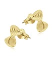 Shell Designed Silver Ear Stud STS-5625